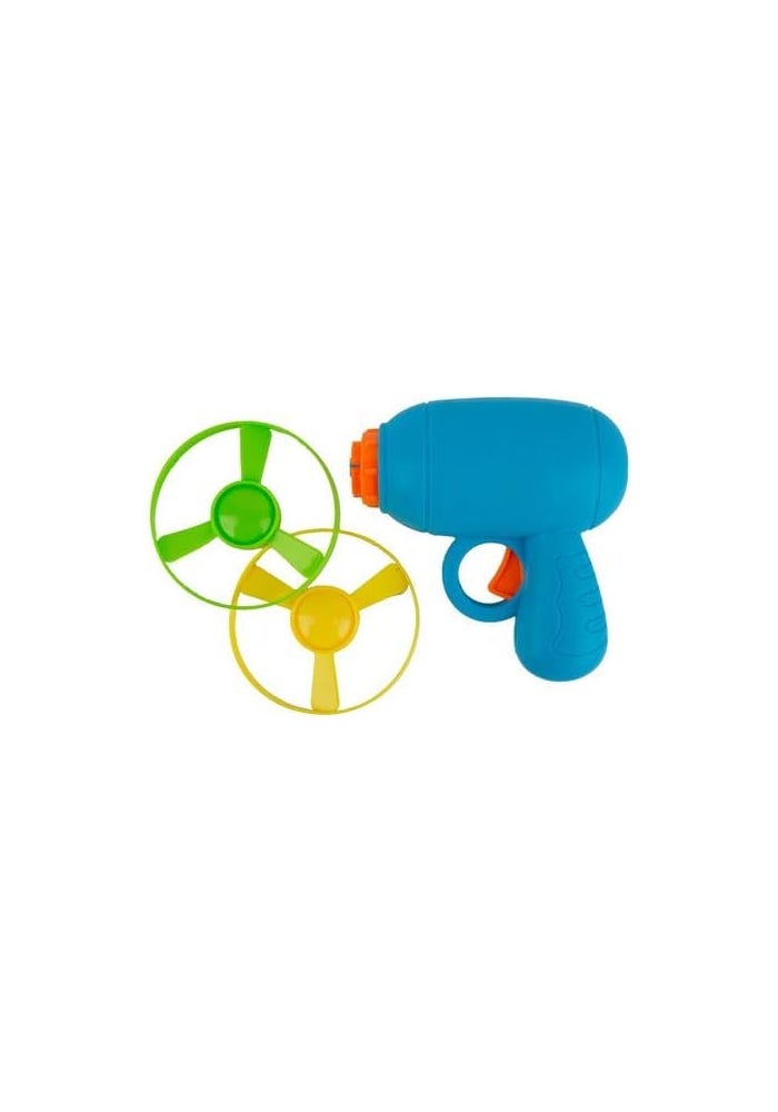 DAISO Cyclone Gun Kids Play Toy Blue - Image 1