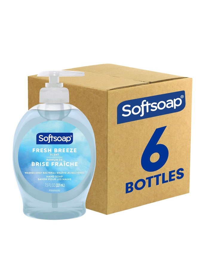 Softsoap Liquid Hand Soap, Fresh Breeze - 7.5 Fl Oz (Pack of 6) - Image 1