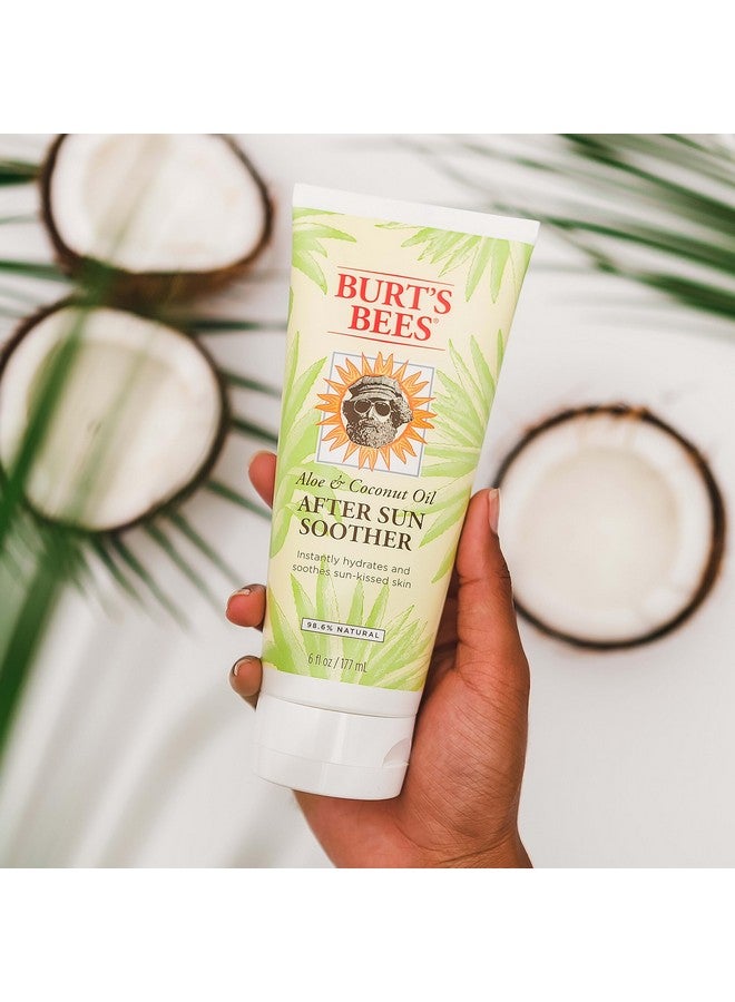 Burt's Bees Stocking Stuffers, After Sun Lotion with Hydrating Aloe Vera & Coconut Oil - Sunburn Relief, After Sun Soother, Natural Origin Skin Care Christmas Gifts, 6 oz - Image 5