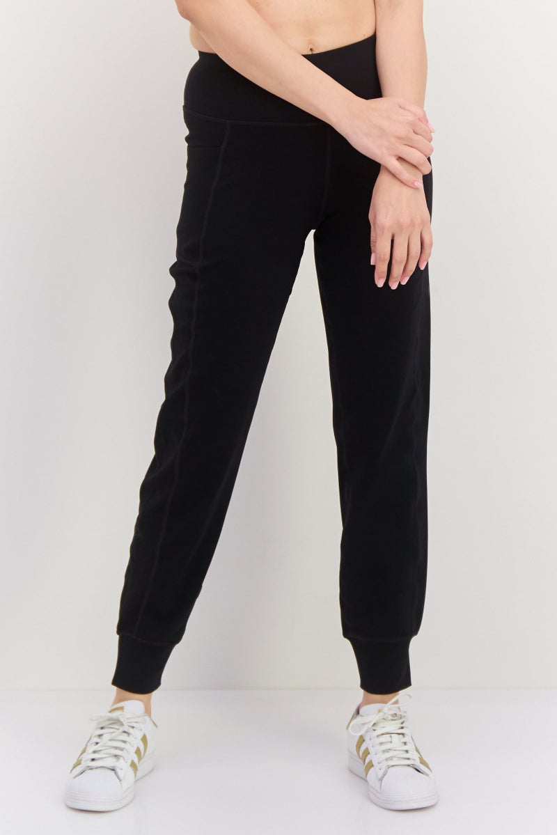 SKECHERS Women Sportswear Fit Gowalk Track Pants, Black  - Image 1