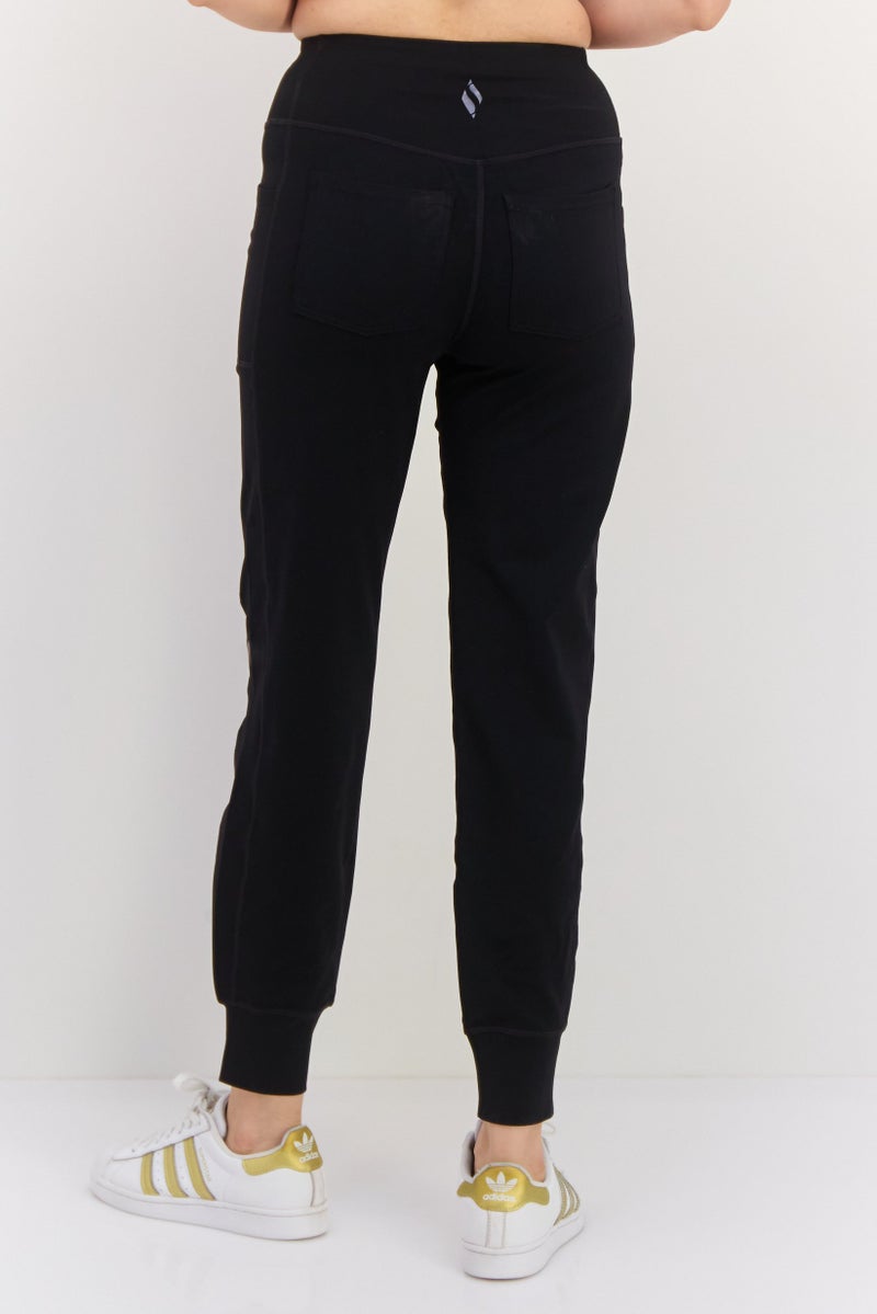 SKECHERS Women Sportswear Fit Gowalk Track Pants, Black  - Image 3