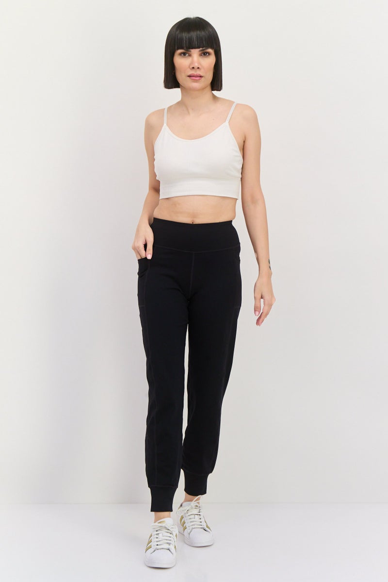SKECHERS Women Sportswear Fit Gowalk Track Pants, Black  - Image 4