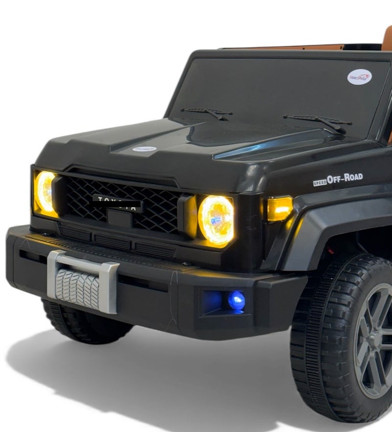 Electric Pickup Truck for Kids 12V, 4 motors Ride-On Car with Music, LED Lights & Bluetooth (Shilat) - Image 5