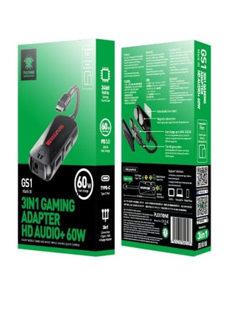 Mobile phone charging game sound card New USB fast charging 60w three-in-one gaming phone sound card - view 2