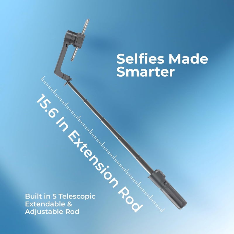 Digitek DSG 003 جيمبال هاتف ذكي قابل للطي بمحور واحد مع قضيب تلسكوبي قابل للتمديد مدمج - Image 4