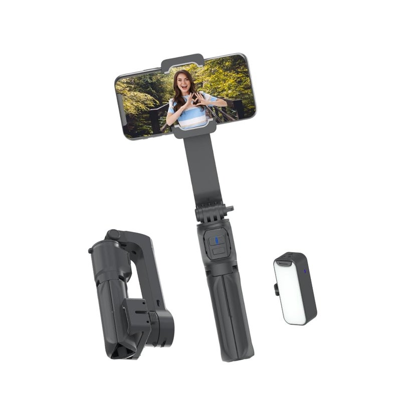 Digitek DSG 003 جيمبال هاتف ذكي قابل للطي بمحور واحد مع قضيب تلسكوبي قابل للتمديد مدمج - Image 1