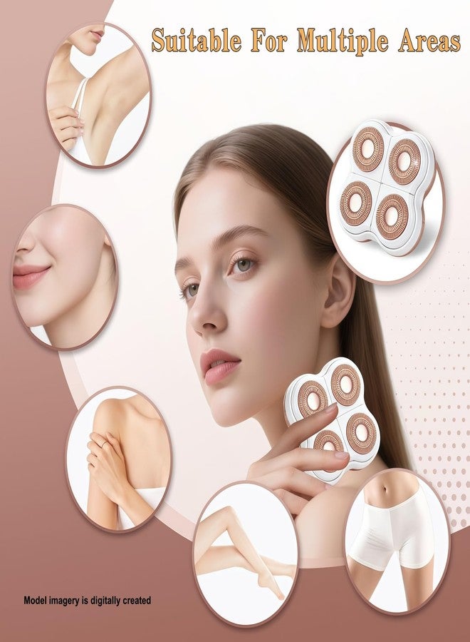AIJALY Women Legs Remover Replacement Heads, Compatible with Flawless Legs Shaver - Image 2