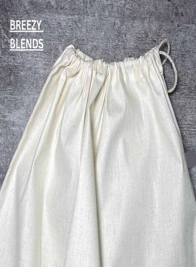 Breezy Blends 5 Pack Cotton Dust Bags for Handbags, Purses, Shoes, Boots & Travel Storage Pouch (18×18 in, Beige) - Drawstring Bag for Protection and Organization - Image 3