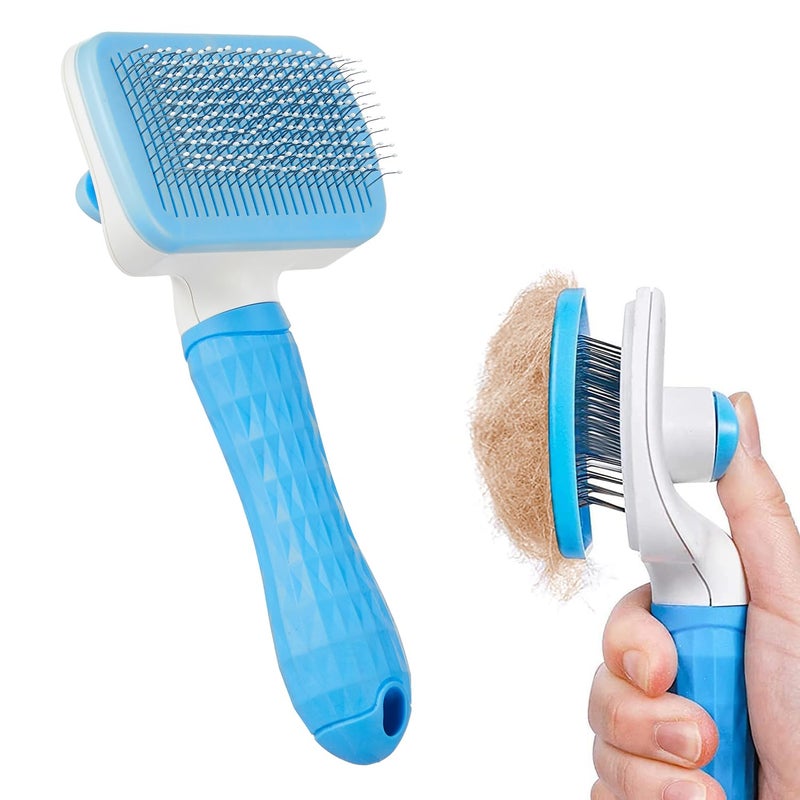 Wegopro Slicker Dog Comb Brush Pet Grooming Brush Daily Use to Clean Loose Fur & Dirt Great for Dogs and Cats with Medium Long Hair Dog Hair Deshedding Brush Dog Hair Brush - Image 1