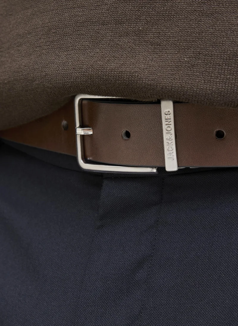 جاك اند جونز Reversible Hole Allocated Belt