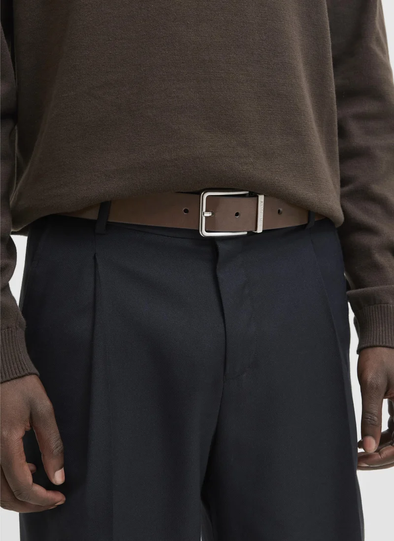 جاك اند جونز Reversible Hole Allocated Belt