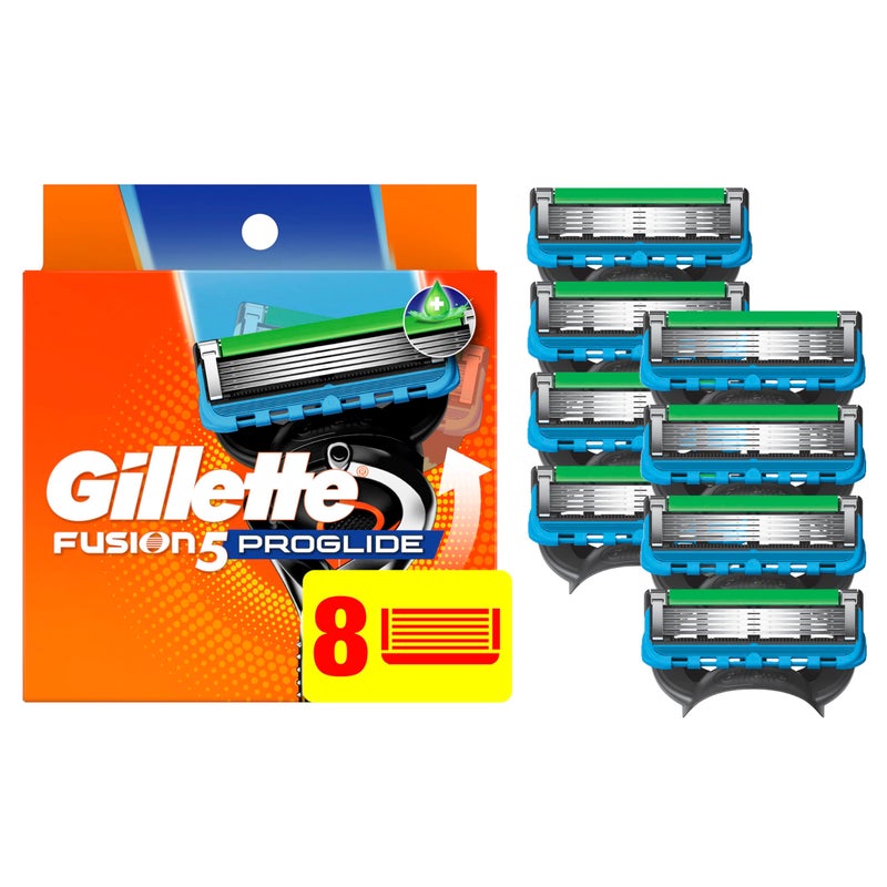Gillette ProGlide Razor Refills for Men, 8 Razor Blade Refills - Image 1