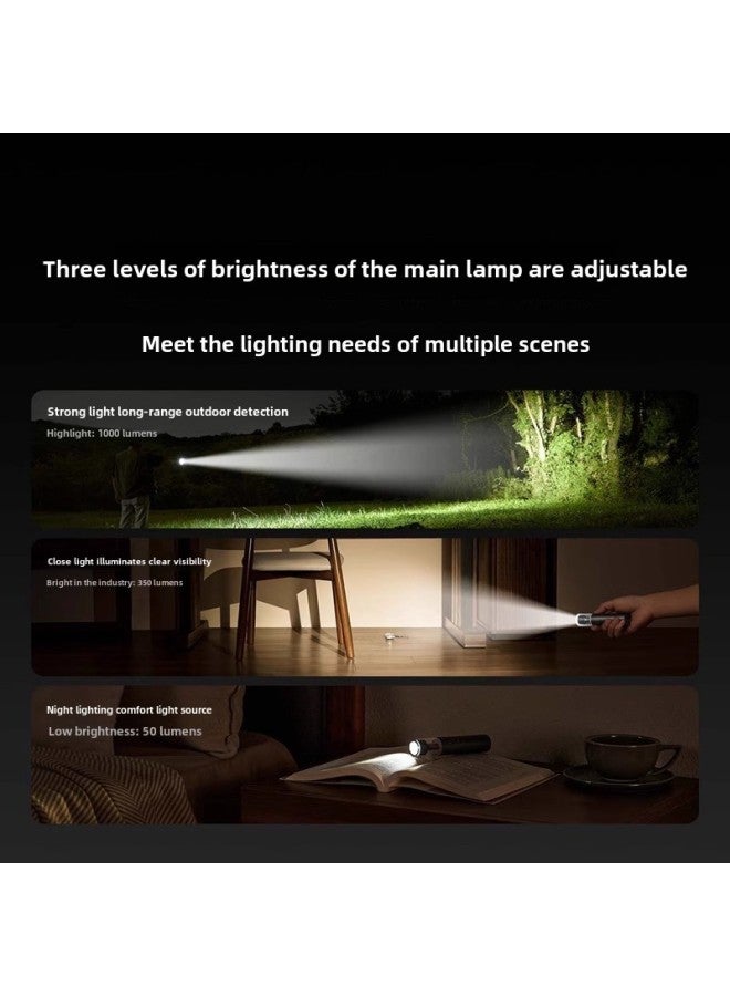Xiao Mijia Multi-function Portable Flashlight Outdoor Home Charging Small Long-range Long-range Car Lighting-Product Specifications:Multifunctional Portable Flashlight  - Image 5