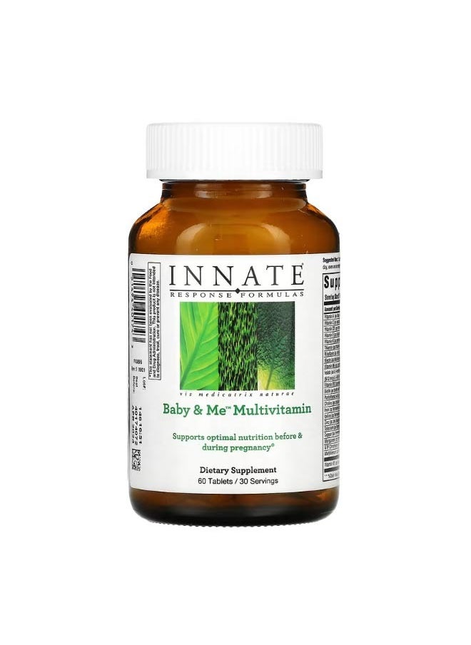 Innate Response Formulas Baby and Me Multivitamin 60 Tablets  - Image 1