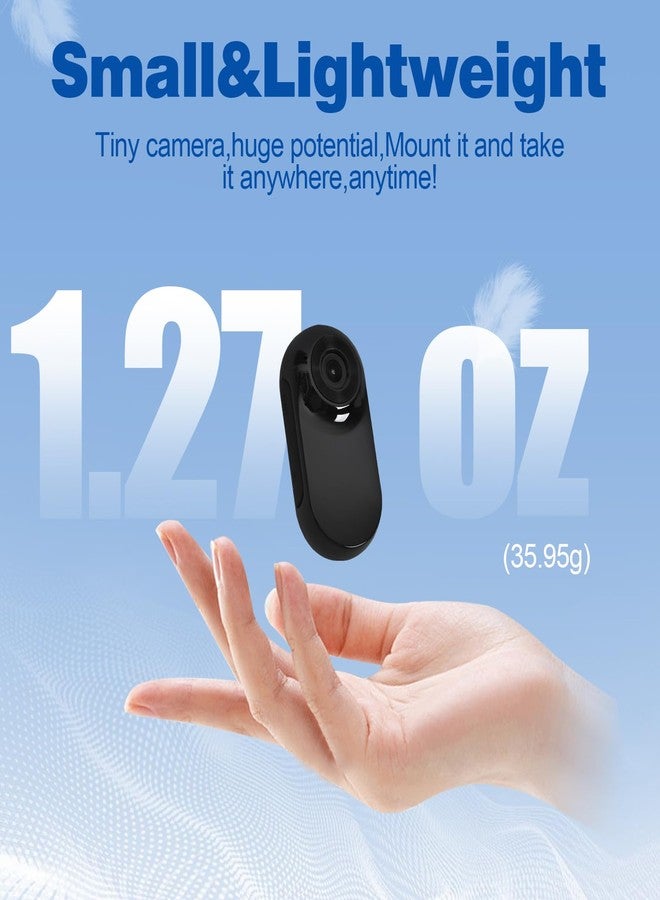 Lian.Ripple.Lian HD 1080P Wireless Cat Camera Collar - Compact Mini Action Camera for Pets Gift - No WiFi (Black-1080P) - Image 2