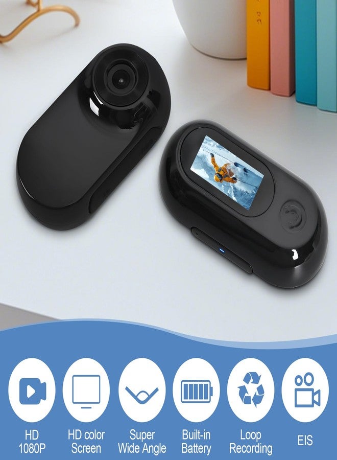 Lian.Ripple.Lian HD 1080P Wireless Cat Camera Collar - Compact Mini Action Camera for Pets Gift - No WiFi (Black-1080P) - Image 4