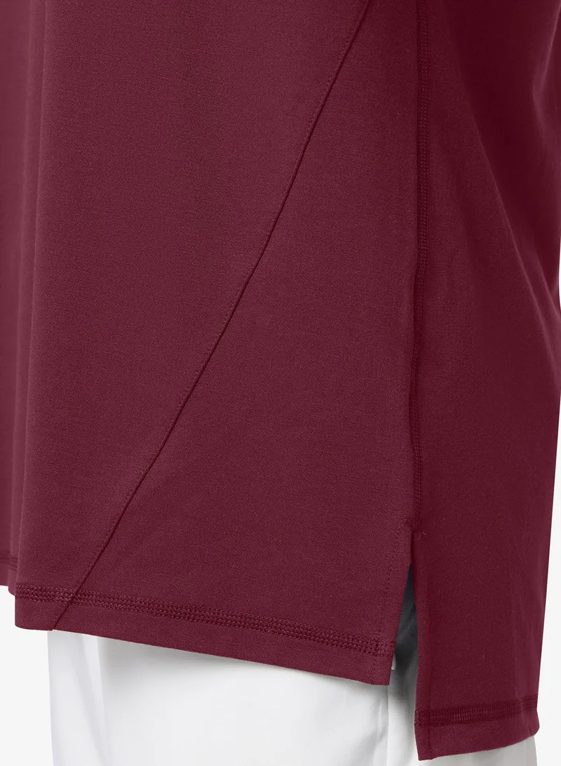 Squatwolf Tawny Port Oversized Pump Cover Tee for Men | Best Price UAE