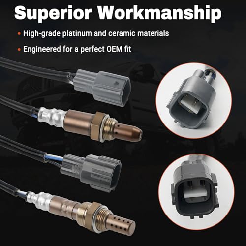 BELKEBIR 2 PCS Oxygen Sensor Upstream Downstream O2 Sensor Compatible with 2005-2011 Toyota Camry 2.4L, 2006-2008 Toyota RAV4 2.4L Replace 234-4622 234-9049 - Image 3