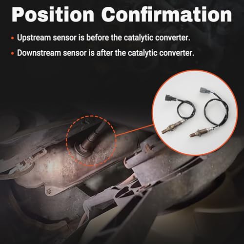 BELKEBIR 2 PCS Oxygen Sensor Upstream Downstream O2 Sensor Compatible with 2005-2011 Toyota Camry 2.4L, 2006-2008 Toyota RAV4 2.4L Replace 234-4622 234-9049 - Image 5
