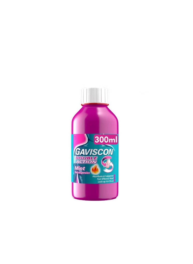 Gaviscon Double Action Mint Oral Suspension, 300ml