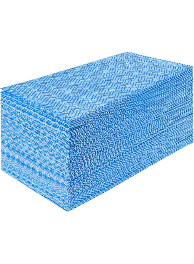 promass Reusable Kitchen Paper Towels All Purpose Cloths Kitchen Dish Cloths Absorbent Original Kitchen Towels Disposable Kitchen Rags Disposable Cloths Cleaning Wipe Sheet (Blue,60 Pcs… - Image 1