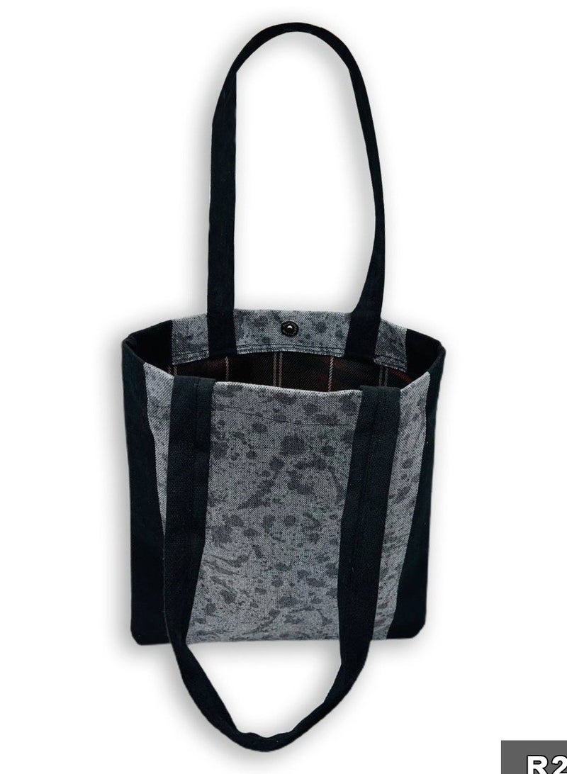 Gharibo Bags casual printed linen tote bag - Image 3