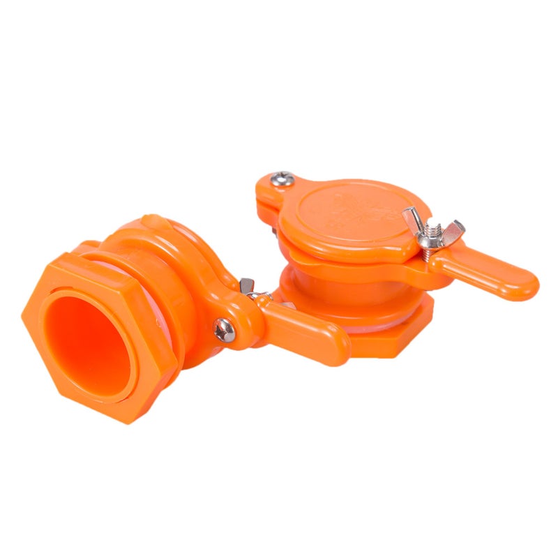 BeeCastle 2PCS Honey Gate Valve for 5 Gallon Bucket, Durable Nylon Honey Gate for Extractor, Honey Extractor Tap -Honey Extraction Equipment (Yellow) - Image 1