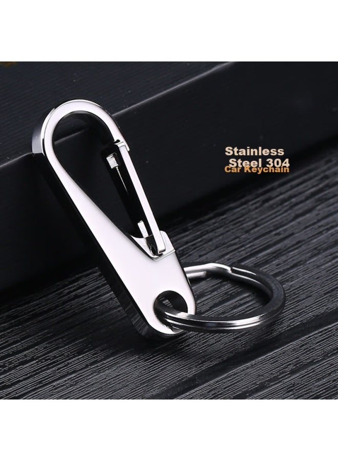 DiGallen Dgl High Gloss Stainless Steel Keychain For Men Advanced Metal Keychain Pendant - Image 1
