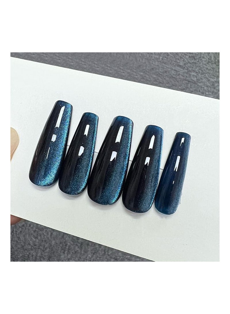 Miss Gooey Gel Nails Polish Set UV LED Needs Super Shiny Color Long Lasting,Cat Eye Glitter with Magnetic Stick Kit ,Quick Drying Magnetic Art Manicure DIY At Home Soak for Women - Image 2