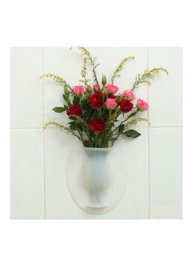 NIBEMINENT Qiangtie Sticking Magic Vase White 20x15cm