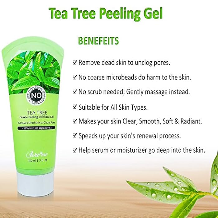 Care Me Facial Exfoliating Gel, Non-Scrub Gentle Exfoliantor for Face & Body, Exfoliates, Peels, and Removes Dead Skin Cells, Reveals Glowing, Brighter Skin, 150 ml/5 fl oz - Image 5