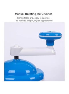 HOOKOR Portable Manual Hand Crank Operated Ice Crusher, Shaved Ice Maker Machine, Ice Crusher Shaver and Snow Cone Machine, Summer Small Ice-Shaving Machine for Kitchen Outdoor Picnics.  - Image 5