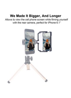SYOSI SYOSI, Plus Vlog Selfie Flip Mirror Mount, Applicable for iPhone and Mobile Phone, 360 Degree Flip Mirror fit for Sony A6 A7, Use for Horizontal, Vertical Video Filming Selfie Live-Streaming  - Image 5
