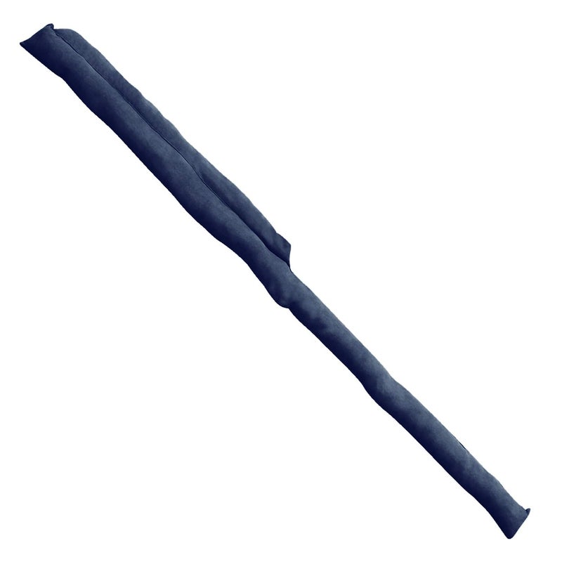 HOME DISTRICT Sliding Door Draft Stopper -Glass Door Draft Blocker, Patio Under Door Draft Stopper, Door Air Blocker Draft Dodger Noise Blocker Approx. 71" Long - Navy - Image 5