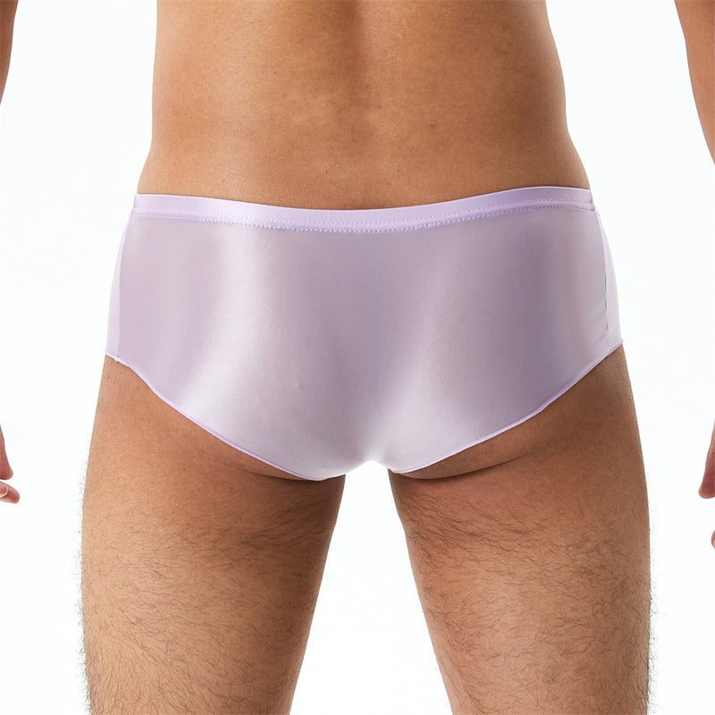 Bullet Separated Thin High Elastic Plus Size Men'S Elephant Nose Jj Set Low Waist Underwear Oil Gloss Silky 7160 - Image 5