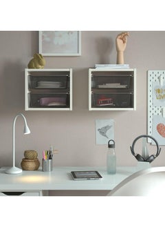 Zaboon Wall Storage, White/Dark Grey, 34X21X30 Cm  - Image 2