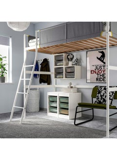 Zaboon Wall Storage, White/Dark Grey, 34X21X30 Cm  - Image 4