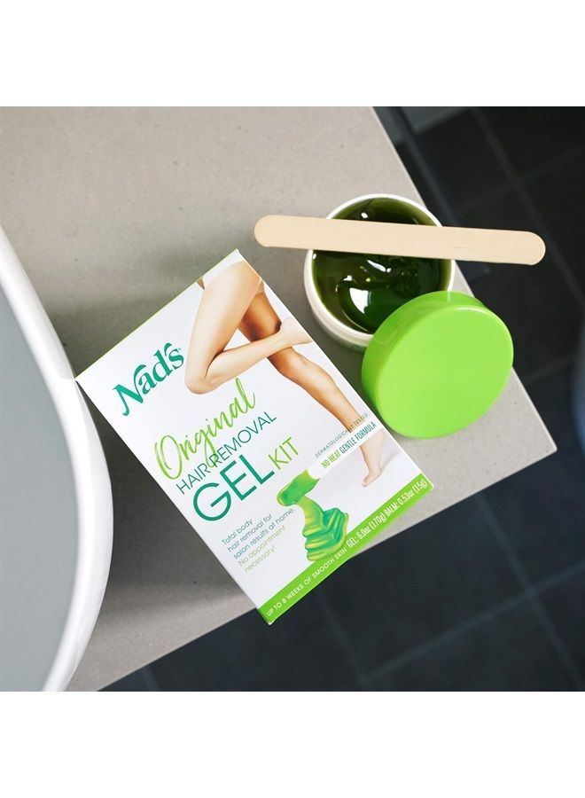 طقم شمع جل، إزالة شعر الشمع للنساء، شمع للجسم + الوجه، 6 أونصة