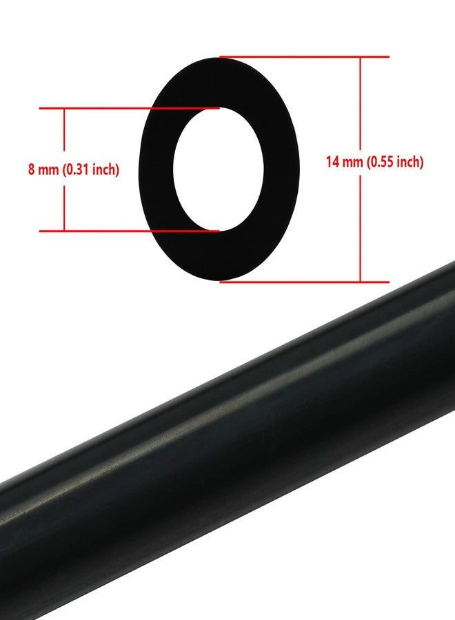 Ucreative 5FT High Temperature Silicone Vacuum Tubing Hose Black (0.31" (8mm)) - Image 2