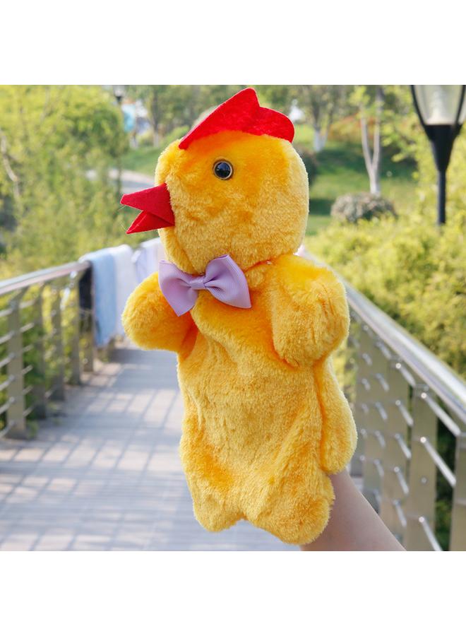 الأزرق جي دبليو ربطة العنق الجديدة دمية الأرنب الدمى تعلم لعبة القفازات للأطفال في وقت مبكر تعليم رواية القصص للآباء والأطفال لإرضاء الدمى القطيفة - Image 1