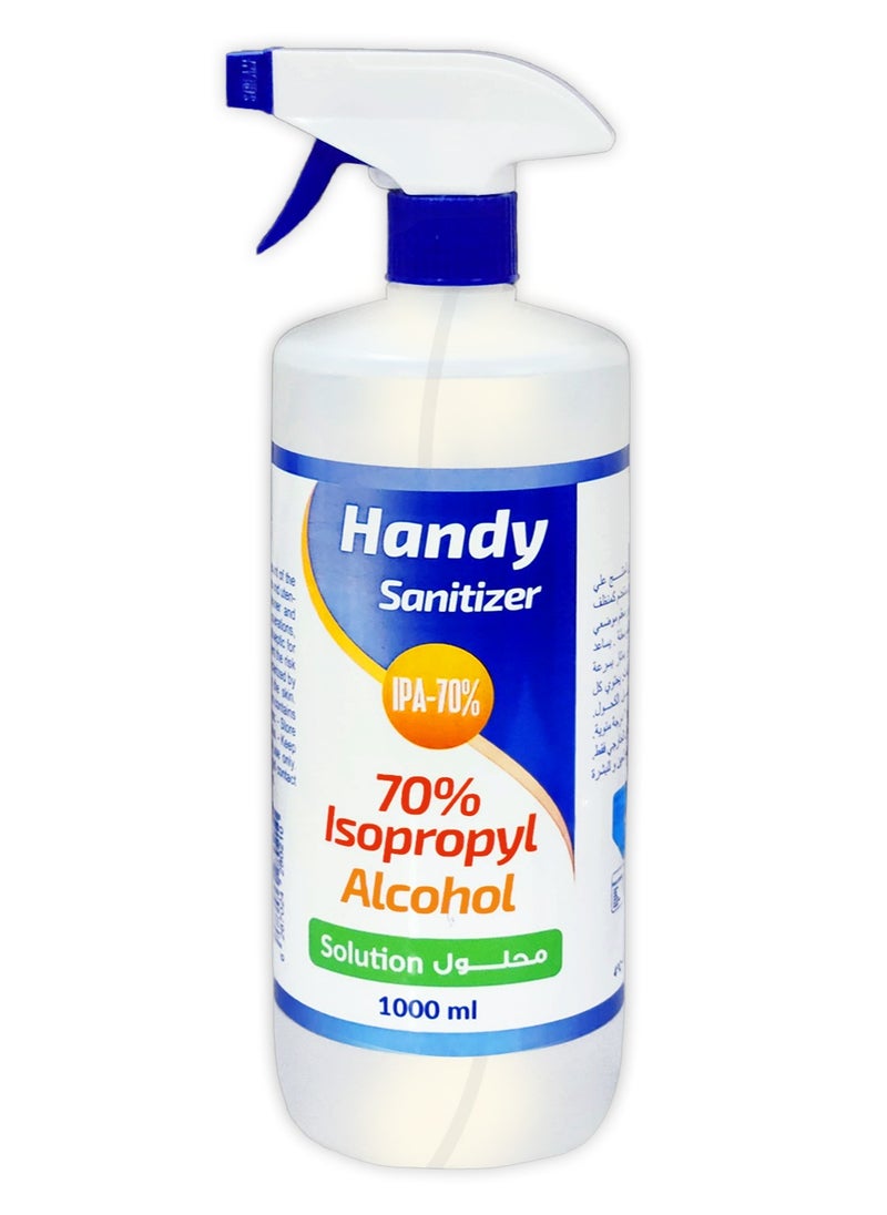 Alcohol Sanitizer Spray 1000 ML with 70% Isopropyl Solution