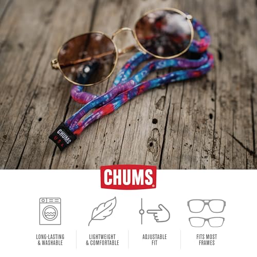 Chums Original Cotton Retainer - Unisex Eyewear Keeper for Sunglasses & Glasses - Adjustable Fit, Washable & Made in USA (Standard-End, Royal),One Size,12115101 - Image 4