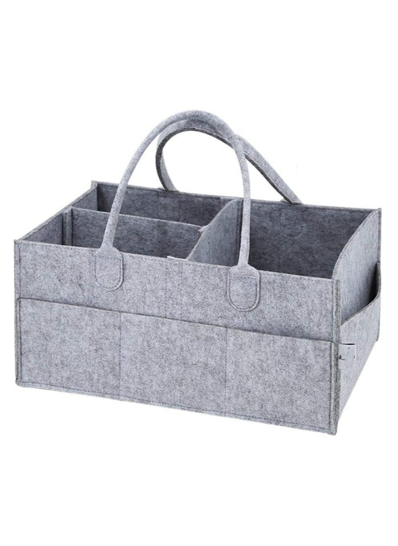 BLOOMING TIME Ultimate Diaper Caddy Large and Portable Baby Organizer  - Image 1