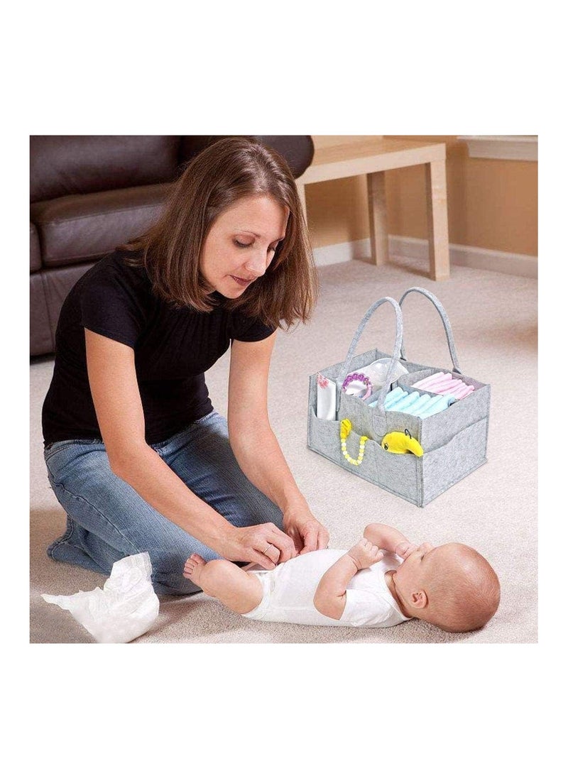 BLOOMING TIME Ultimate Diaper Caddy Large and Portable Baby Organizer  - Image 3