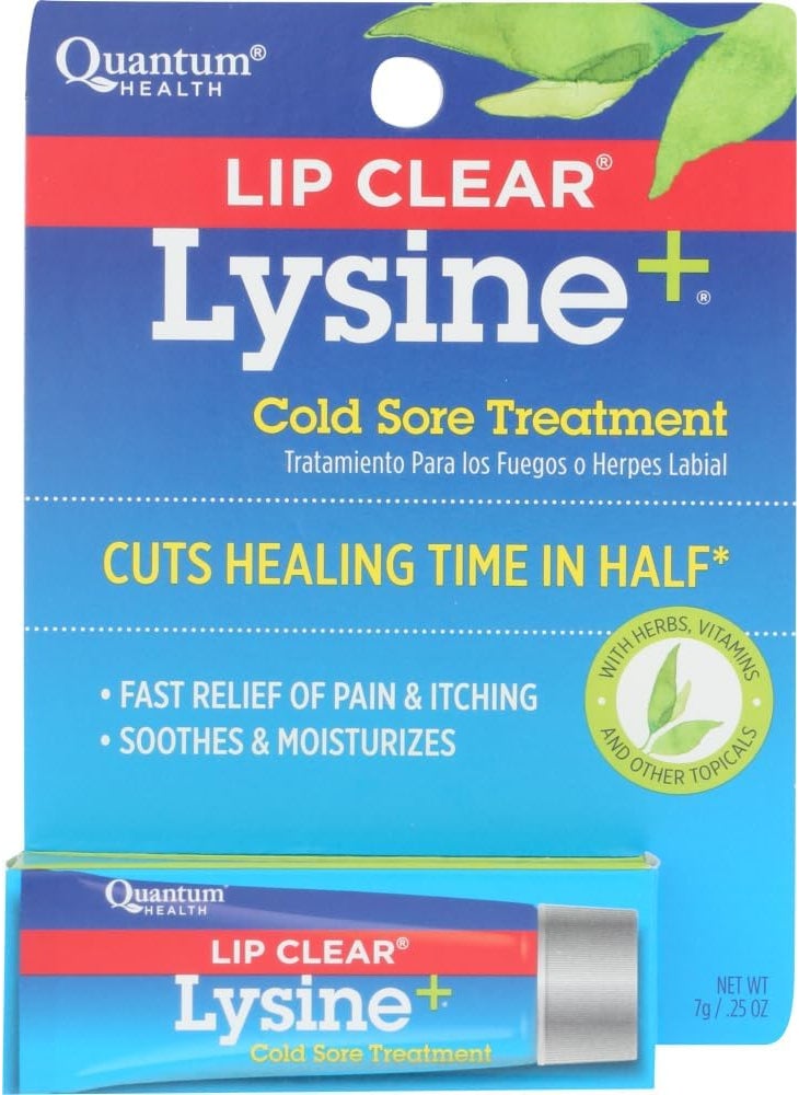 Quantum Lip Clear Lysine Cold Sore Treatment 025 oz Pack of 2  - Image 1