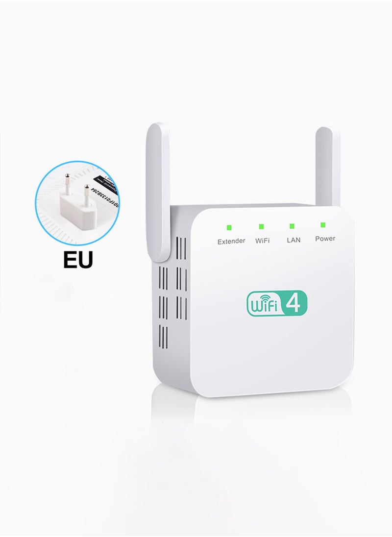 Generic Wi-Fi Range Extender Repeater 300Mbps 2.4Ghz Wireless Signal Expansion Amplification Enhancer Compatible With Any Wi-Fi Router Full Coverage Network Booster  - Image 1
