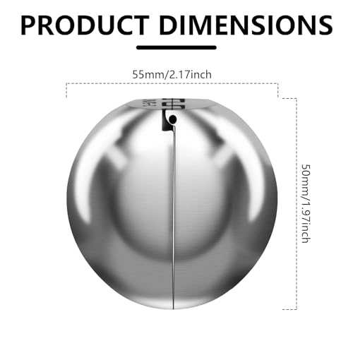Jeonz Clamshell Tow Ball Adapter, Converts 2 Inch Tow Ball to 2-5/16 Inch, Trailer Ball Clamshell Hitch Accessory, Stainless Steel - Image 3