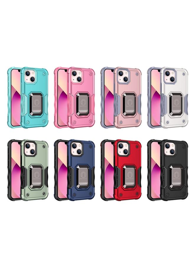 زبون جراب لهاتف iPhone 13 mini مزود بحلقة وغطاء مدرع غير قابل للانزلاق - Image 2