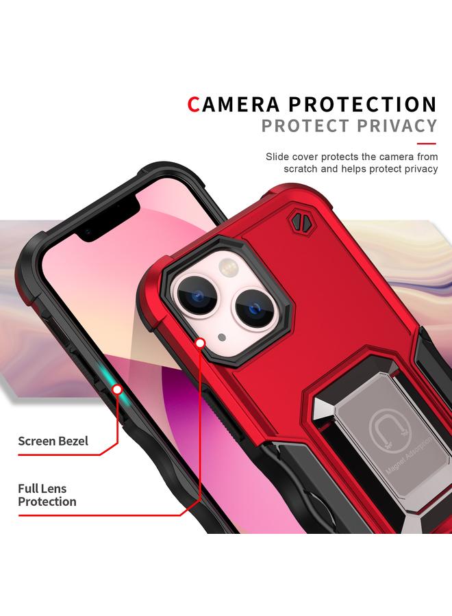 زبون جراب لهاتف iPhone 13 mini مزود بحلقة وغطاء مدرع غير قابل للانزلاق - Image 4