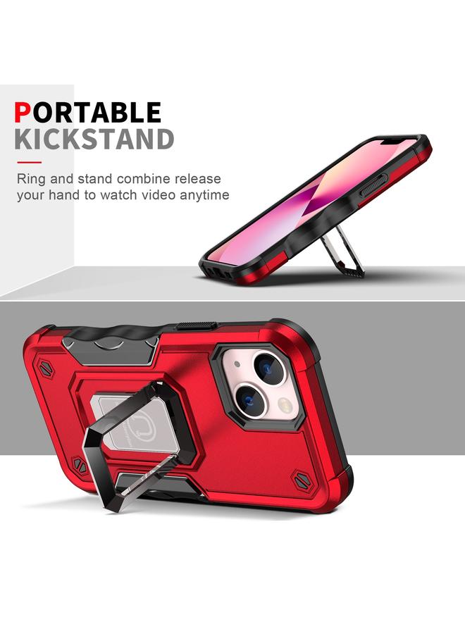 زبون جراب لهاتف iPhone 13 mini مزود بحلقة وغطاء مدرع غير قابل للانزلاق - Image 5